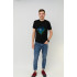 MEMO T-shirt for men black print 