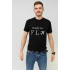 MEMO T-shirt men's black print "Ready to fly"