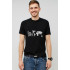 MEMO T-shirt men's black print "Just fucking try"