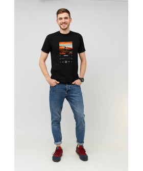 MEMO T-shirt for men black 