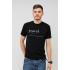 MEMO T-shirt men's black "travel"