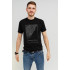 MEMO T-shirt men's black "Barcelona map"