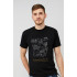 MEMO T-shirt for men black "Explore Georgia"