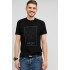 MEMO T-shirt men's black "New York map"