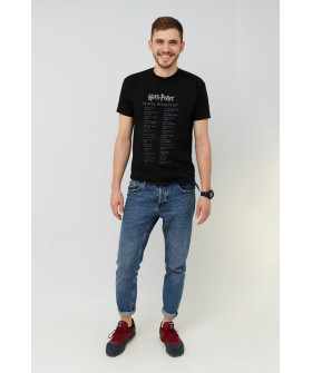 MEMO T-shirt men's black "Harry Potter. Travel bucketlist"