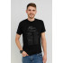 MEMO men's black T-shirt "Milan. Bucket list challenge"