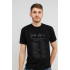 MEMO T-shirt men's black "South Africa. Bucket list challenge"