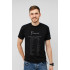 MEMO T-shirt for men black "France. Bucket list challenge"