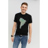 MEMO T-shirt men's black "South American route"