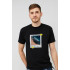 MEMO men's black T-shirt "Tuesday"