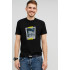 MEMO men's black T-shirt "Wednesday"