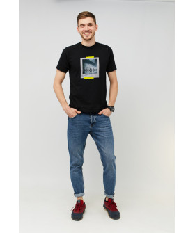MEMO men's black T-shirt "Wednesday"