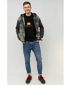 MEMO T-shirt for men black "Our way leads to victory"