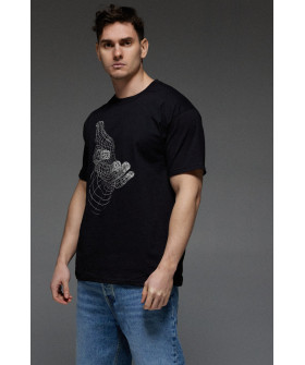 Aspirine men's T-shirt black 