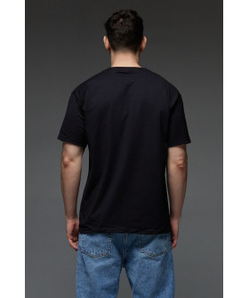 Aspirine men's T-shirt black "Never give up"