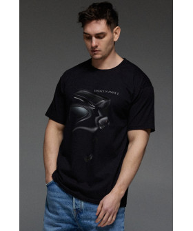 Aspirine men's black T-shirt "Essence is inside"