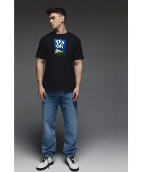 Aspirine men's black T-shirt "It`s ok"