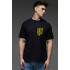 Aspirine men's black patriotic T-shirt