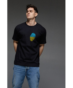 Aspirine men's T-shirt black " ID "