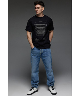 Футболка Aspirine чоловіча чорна  