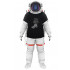 Trace of Space men's black T-shirt "Cosmonaut"