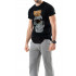 Trace of Space men's black T-shirt "Cosmo bear"