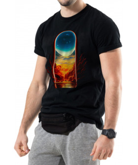 Trace of Space T-shirt for men black  