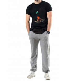 Trace of Space men's black T-shirt "Date"