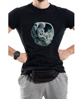 Trace of Space T-shirt for men black  