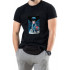 Trace of Space men's black T-shirt "Space market"