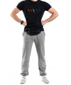 Trace of Space men's black T-shirt "Galaxies"