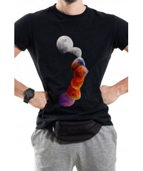 Trace of Space T-shirt for men black  