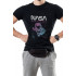 T-shirt Trace of Space men's black "Nasa. Fly me to the Moon"