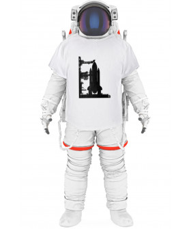 Trace of Space men's white T-shirt "Start"