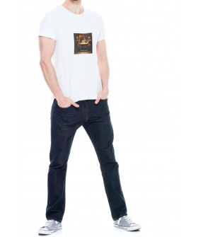 Trace of Space men's white T-shirt "Space Face"