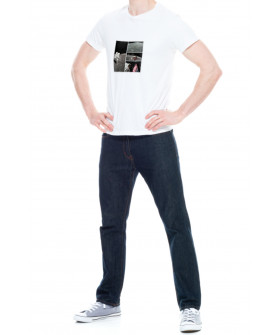 Trace of Space men's white T-shirt "Apollo 17"