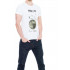 Trace of Space men's white T-shirt "Moon"