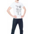 Trace of Space men's white T-shirt "Suit patent"