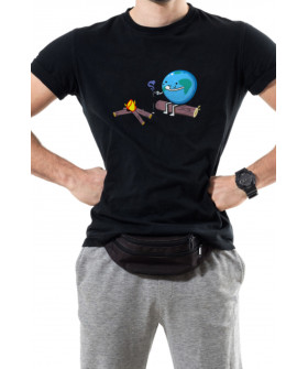 Trace of Space T-shirt for men black  