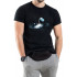 Trace of Space men's black T-shirt "space milk"