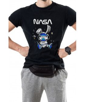 Trace of Space men's black T-shirt "NASA"