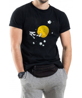 Trace of Space T-shirt for men black  