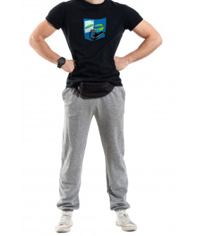 Trace of Space T-shirt for men black  