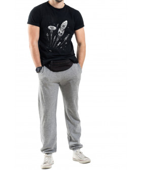 Trace of Space T-shirt for men black  