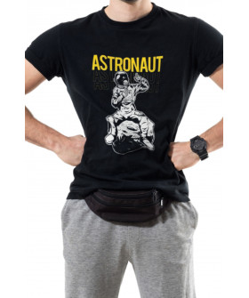 Trace of Space men's black T-shirt "Astronaut"