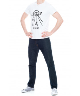 Trace of Space men's white T-shirt "So long"