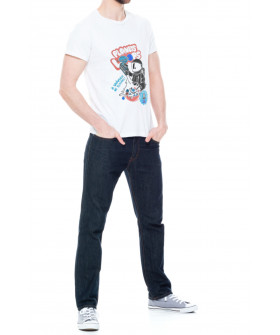 Trace of Space men's white T-shirt "Planets loops"