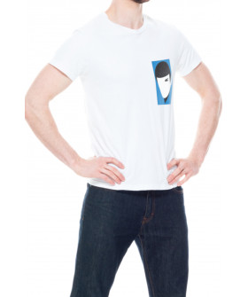 Trace of Space men's white T-shirt "Spock"