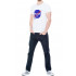 T-shirt Trace of Space men's white "Pizza"