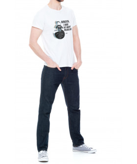 Trace of Space men's white T-shirt "Houston, i have so many problems..."